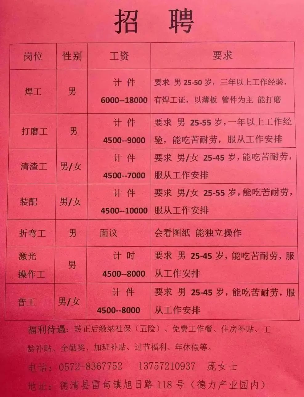 漕河街招工信息最新招聘漕河街招工信息最新招聘动态及展望